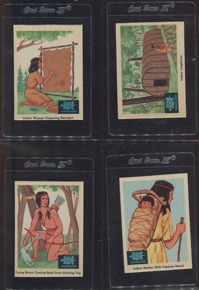 1959 Fleer Indians Complete Set of (80) Plus (2) Variations