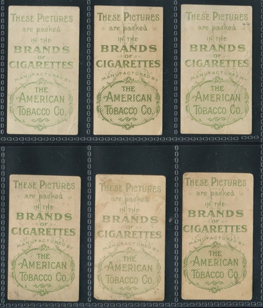 T418 American Tobacco Ships Set A Near Set (16/25) Cards