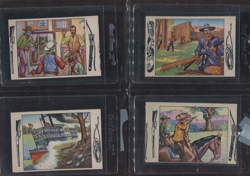 1953 Bowman Frontier Days Complete Set of (128) Plus PSA-Graded Extra