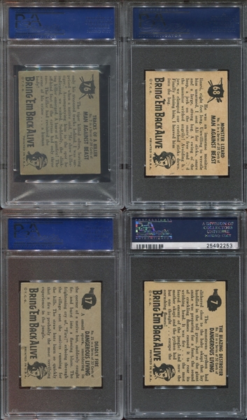 1950 Topps Bring 'Em Back Alive Complete Set of (100) with PSA-Graded and Extras