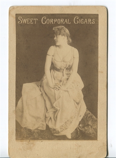 Scarce Sweet Corporal Tobacco Actress Cabinet Card