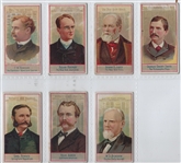 N1 Allen & Ginter American Editors Lot of (7) Cards