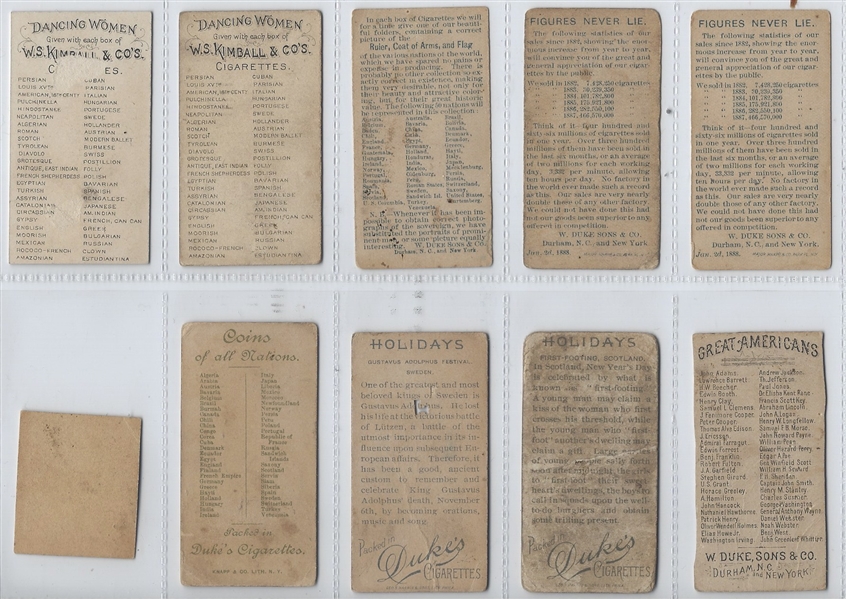 Mixed Lot of (24) 19th Century Tobacco Cards