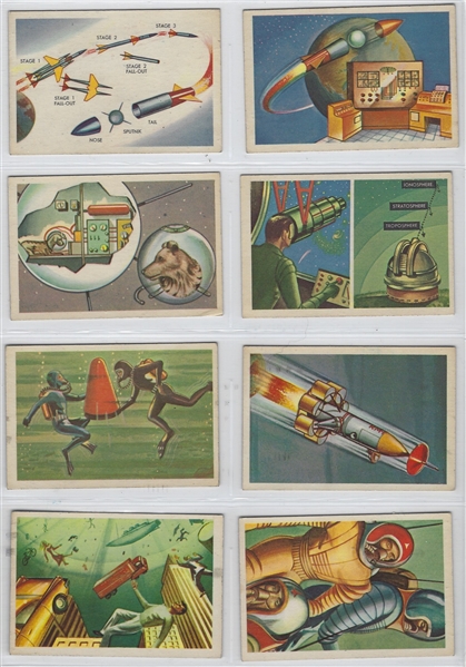 V339-7 Parkhurst Gum Missles & Satellites Complete Set of (50) Cards