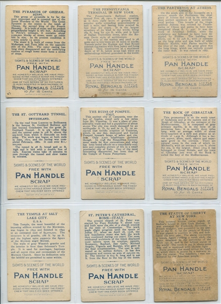 T99 Pan Handle Scrap Sights and Scenes of the World Complete Set of (50) Cards