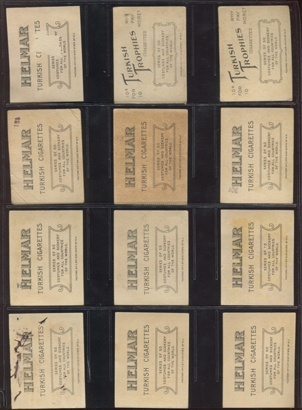 T52 Helmar & Turkish Trophies Costume Mixed-Back Set of (50) Cards