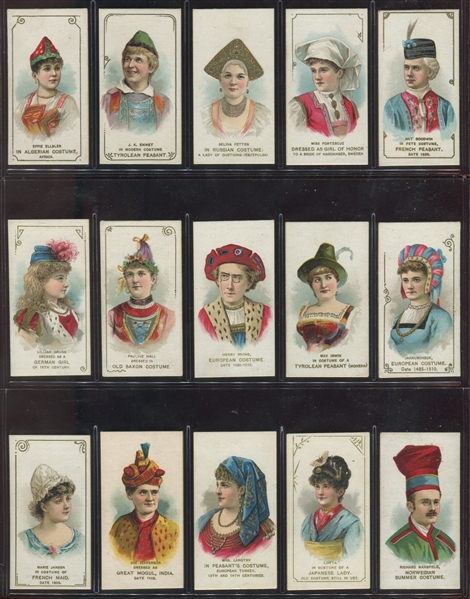 N70 Duke's Tobacco Actors & Actresses Complete Set of (50) Cards