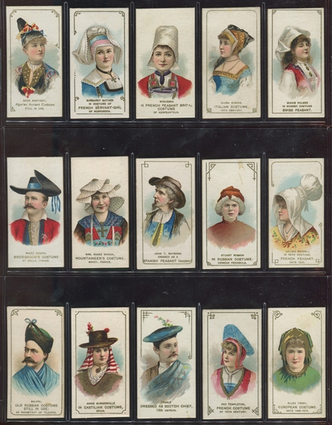 N70 Duke's Tobacco Actors & Actresses Complete Set of (50) Cards