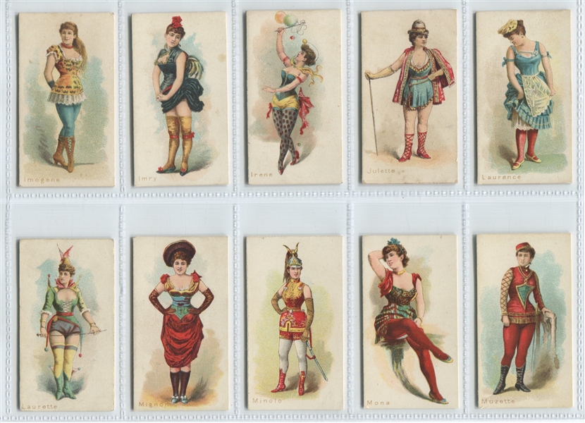 N182 Kimball Ballet Queens High Grade Set of (50) Cards