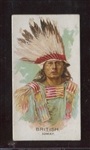 N2 Allen & Ginter Celebrated American Indians Error/Variation Card - British Ioway