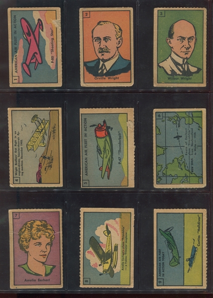 R830-1 Aviation Lot of (22) Cards with Wright Brothers
