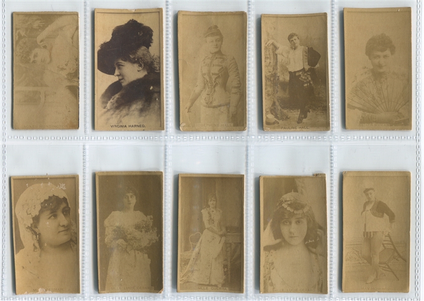 N245 Duke Tobacco Actresses Lot of (140) Cards