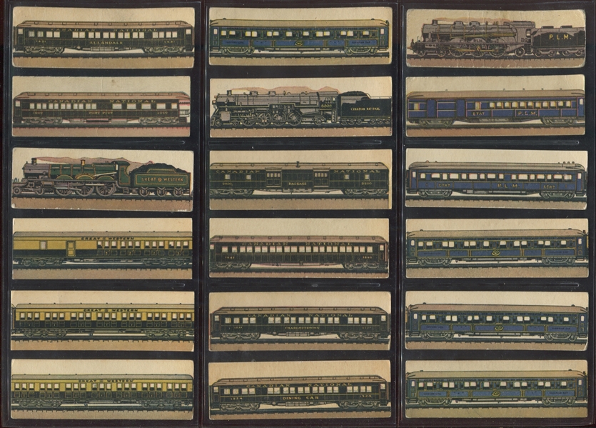 V48 Walter M Lowney Famous Trains Complete Set of (35) Cards