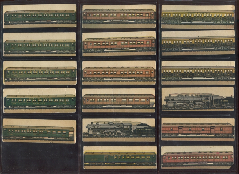 V48 Walter M Lowney Famous Trains Complete Set of (35) Cards