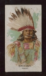 N2 Allen & Ginter American Indians ERROR Card - British Ioway