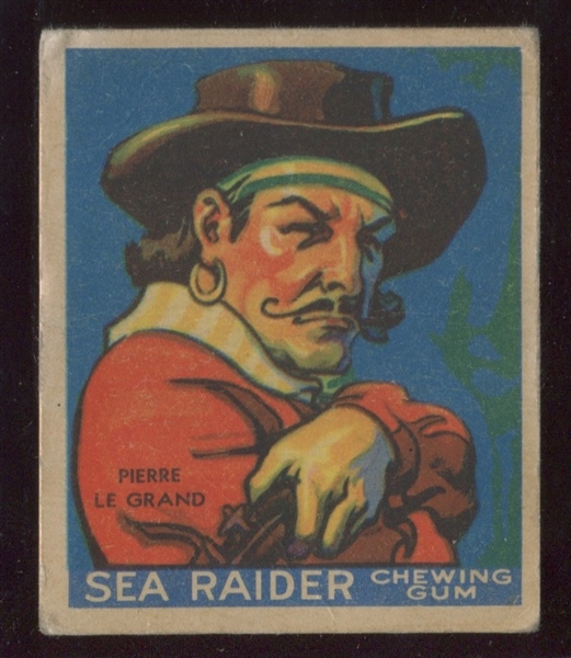 V359 World Wide Gum Sea Raiders TOUGH High Number #31 Pierre Le Grand