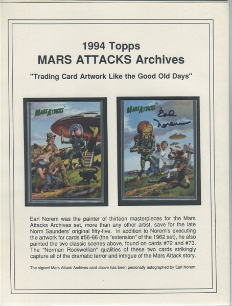 1994 Topps Mars Attacks! Archives Limited Edition #24/70