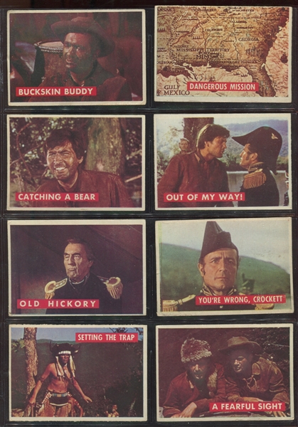 1956 Topps Davy Crockett Green Complete Set of (80) Cards