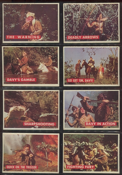 1956 Topps Davy Crockett Green Complete Set of (80) Cards