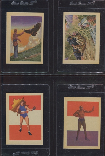 1956 Adventure Complete Set of (100) Cards with Max Schmelling