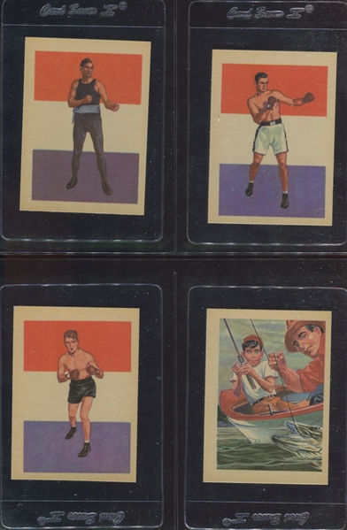 1956 Adventure Complete Set of (100) Cards with Max Schmelling
