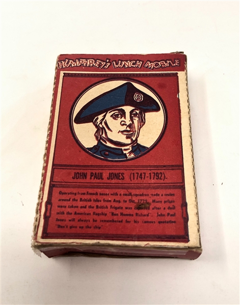 R722-22 Comics Novelty Candy Humphrey's Lunch Mobile - John Paul Jones Full Box