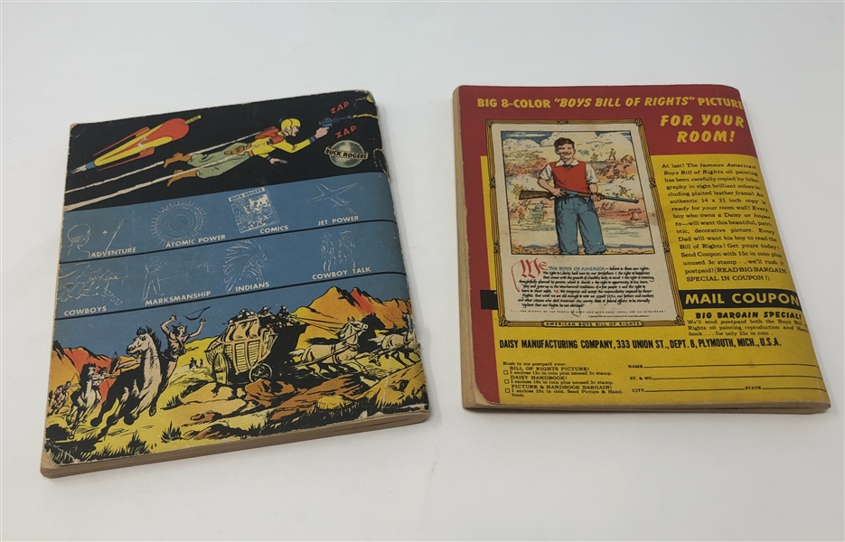 Pair of 1946/1948 Daisy Handbooks - Red Ryder and Captain Marvel 