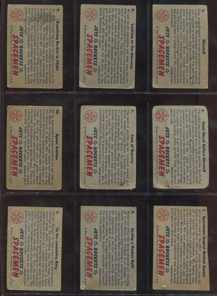 1951 Bowman Jets Rockets and Spacemen Lot of (42)