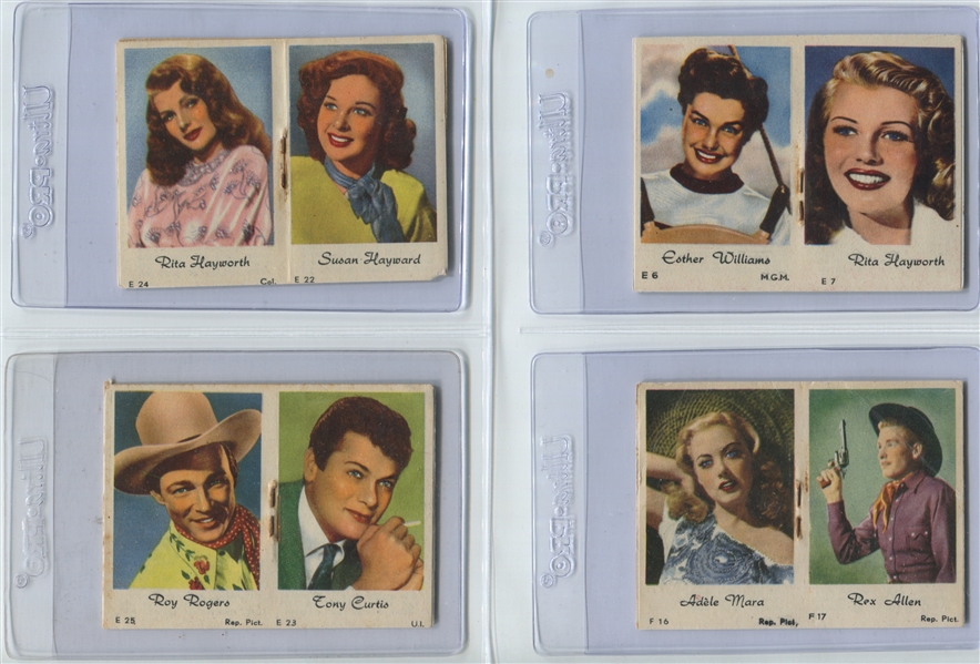 Interesting German 1950's Booklet Set of (28) Booklets of Actors and Actresses