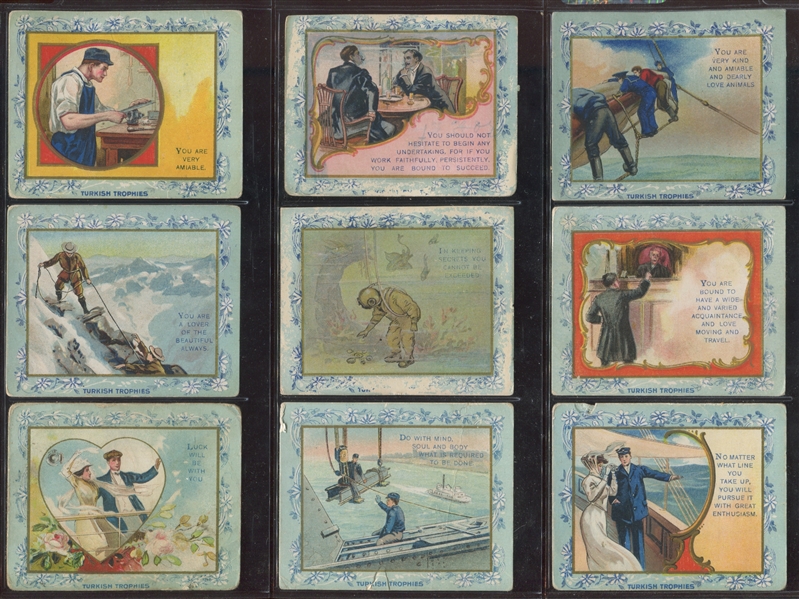 T62 Turkish Trophies Fables Lot of (18) Cards