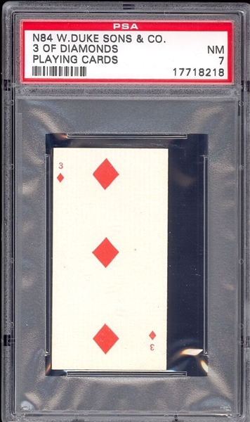 N84 Duke Playing Cards Lot of (3) High Grade Cards