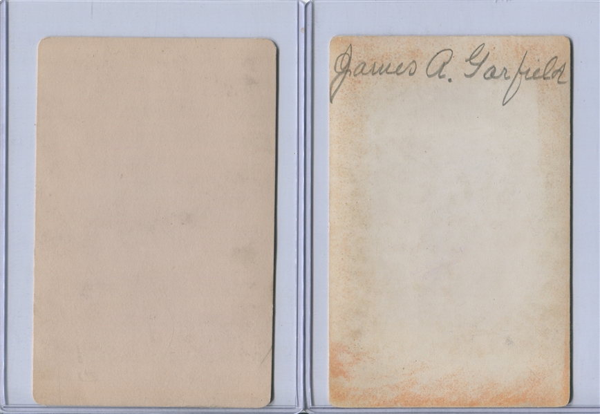 James A Garfield Lot of (7) Cabinet Cards