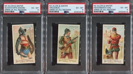 N3 Allen & Ginter Arms of All Nations Lot of (6) PSA6 EXMT Cards