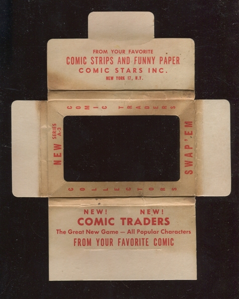 1949 Comic Traders Pack of (12) Cards with Superman and Original Wrapper Pack