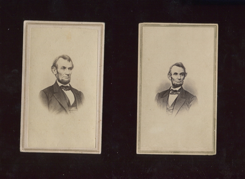 Lot of (4) Abraham Lincoln 1860's/1870's CDV's