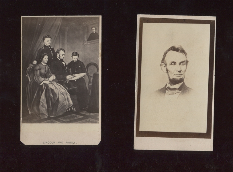 Lot of (4) Abraham Lincoln 1860's/1870's CDV's