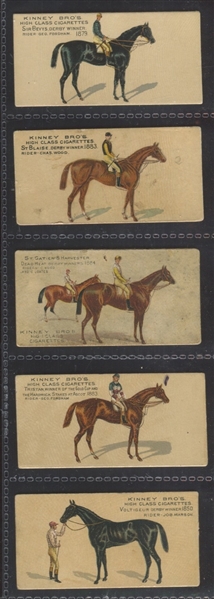 N230 Kinney Tobacco English Racing Horses Complete Set of (25)