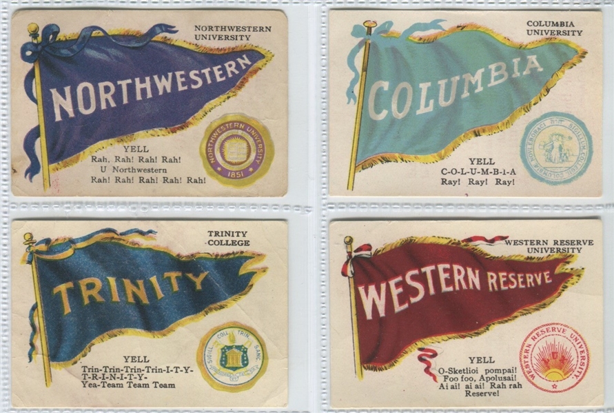 D96 Weber Baking College Pennants Lot of (5) Cards