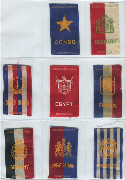 S14 Egyptienne Luxury and Other Manufacturers National Arms Near Set (37/40) Silks
