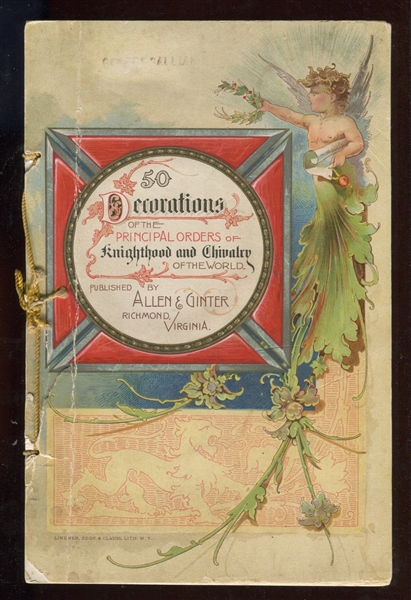 A6 Allen & Ginter Decorations of the Principal Orders Album