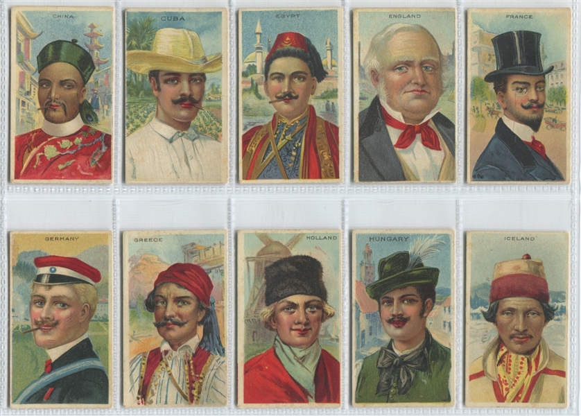T113 Types of Nations Near Complete Set of (45/50) Cards