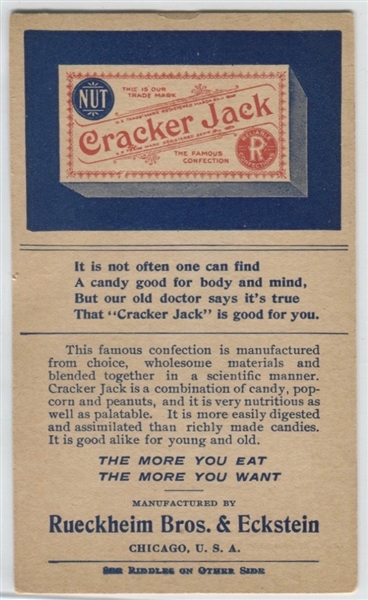 E148 Cracker Jack Riddles Lot of (13) Cards