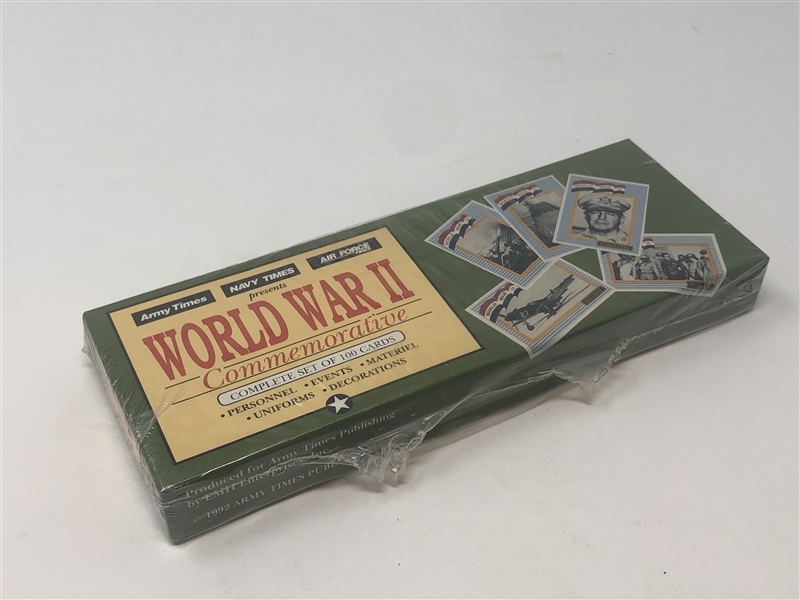 1992 Army Times Publications World War II Complete Boxed Set of (100) Cards
