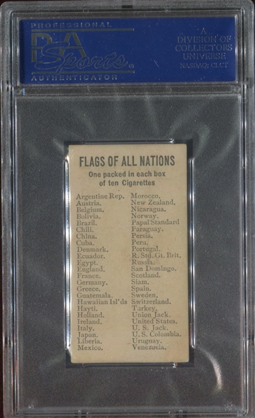 N9 Allen & Ginter Flags of All Nations - Hayti PSA6 EXMT