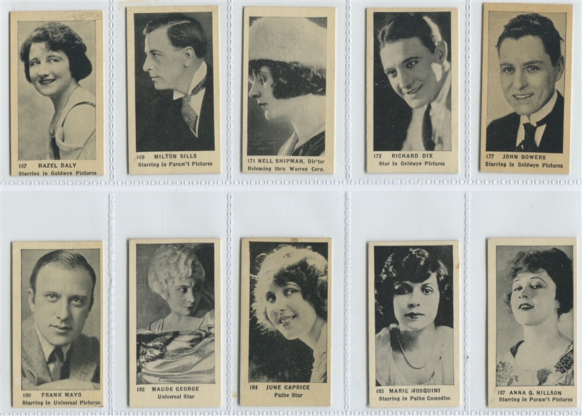 T85 Strollers Tobacco Actors/Actresses Lot of (121) From Multiple Series