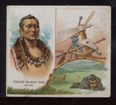 N36 Allen & Ginter American Indians - Young Black Dog