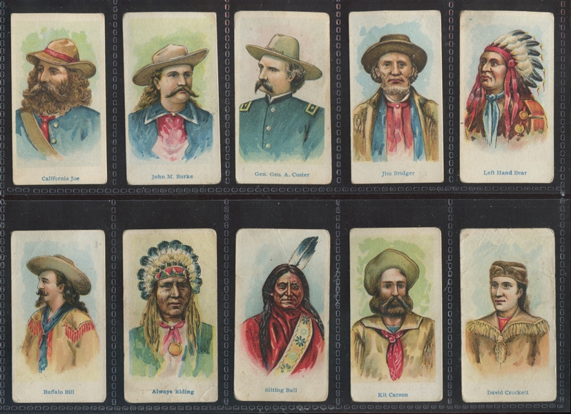E49 American Caramel Wild West Complete Set of (20) Cards
