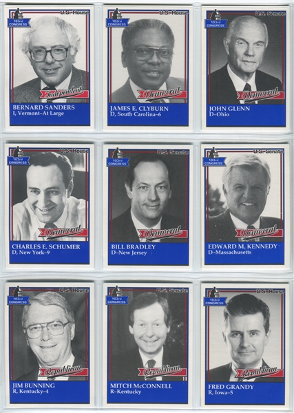 1993 National Education Association 103rd Congress Complete set of (535) Cards