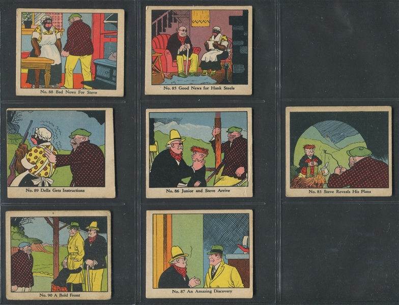R41 Walter Johnson Candy Dick Tracy Near Complete Set (130/144)