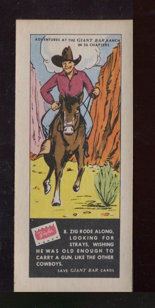 R792-3 Ziegler Adventures of Giant Bar Ranch R792-3 Lot of (7) Cards